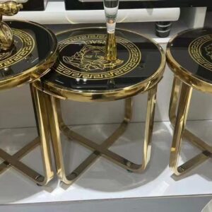 3 in 1 Extendable Glass Side Stools