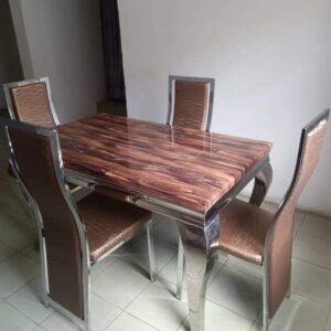 4 Seaters Animal Leg Marble Dining Table