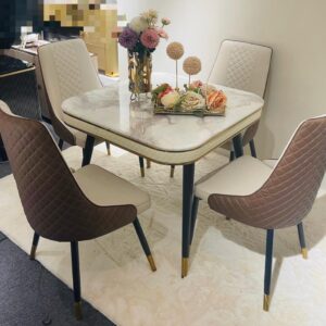 4 Seaters Luxury Marble Dining Set