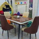 4 Seaters Marble Dining Set