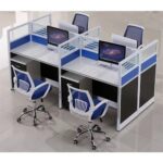 4 Seaters Work Station Office Table