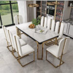 8 Seaters Luxury Marble Dining Set