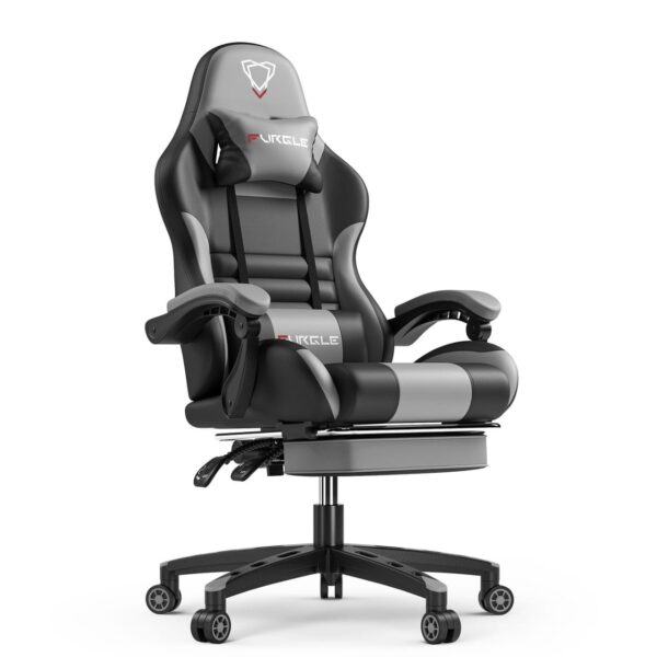 FURGLE Computer Racing Gaming Ergonomic Chair + Footrest - Image 8
