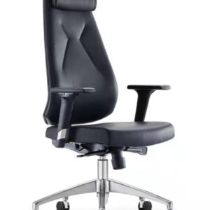 Executive Office Swivel Chair With Headrest And Adjustable Handle