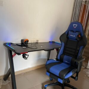 Furgle Gaming Chair + Desk With RGB Light