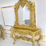 Gold Executive Consol Mirror