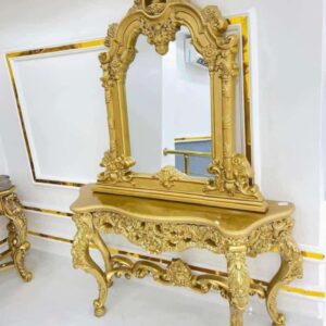 Gold Executive Consol Mirror