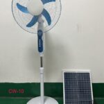 16 INCHES SOLAR RECHARGEABLE STANDING FAN