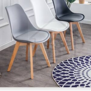 Oak Wooden Leg Restaurant Dining Chair