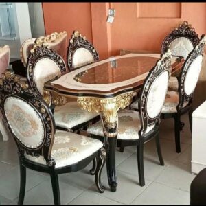 Royal Designed 6 Seaters Luxury Dining Set